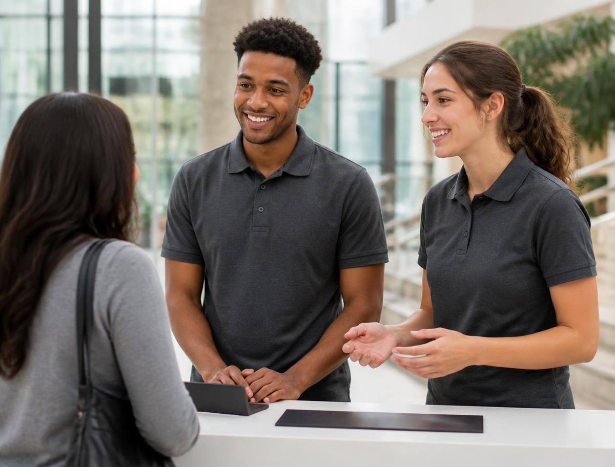 Pinnacle NJ representatives talking with a customer at a brand activation